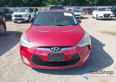 2012 Hyundai Veloster Base W/Red/Black from USA, damaged, VIN KMHTC6AD3CU032989